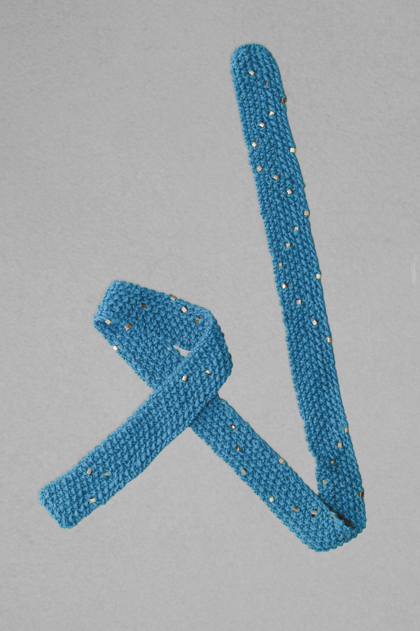 MONO CLUSTER SCARF BLUE