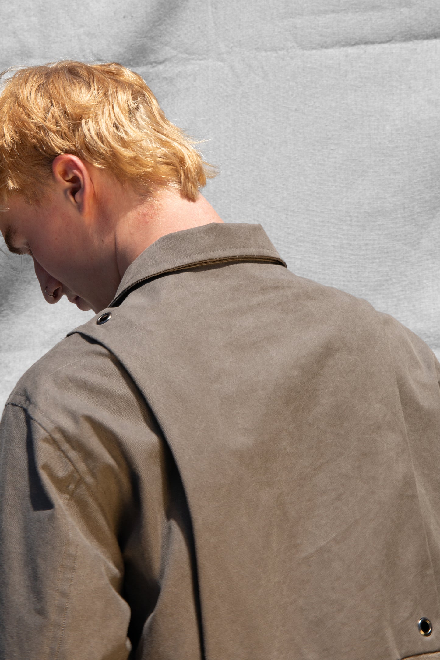 Dipstick Layered Jacket (Grey)