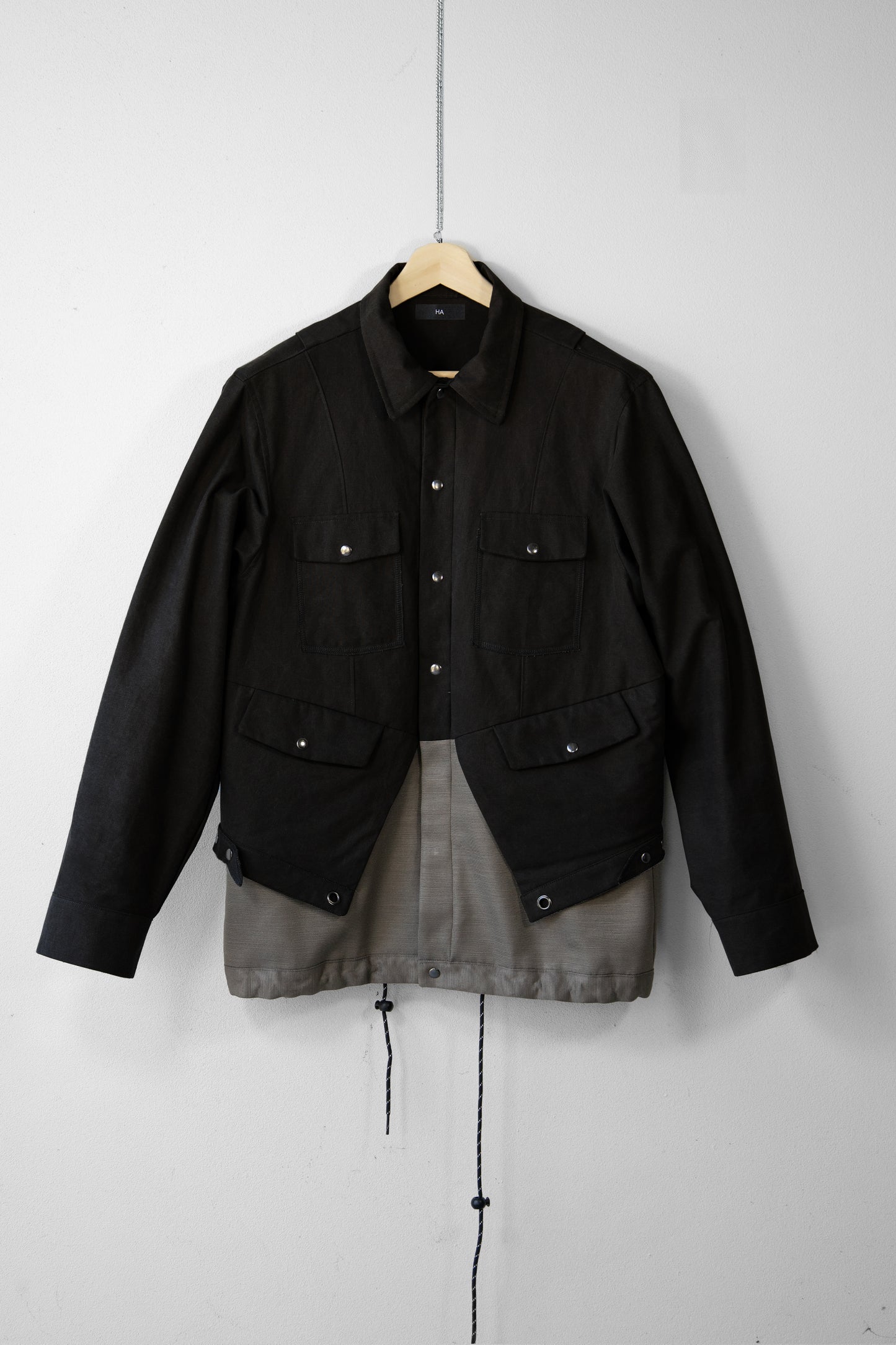 Dipstick Layered Jacket (Black)