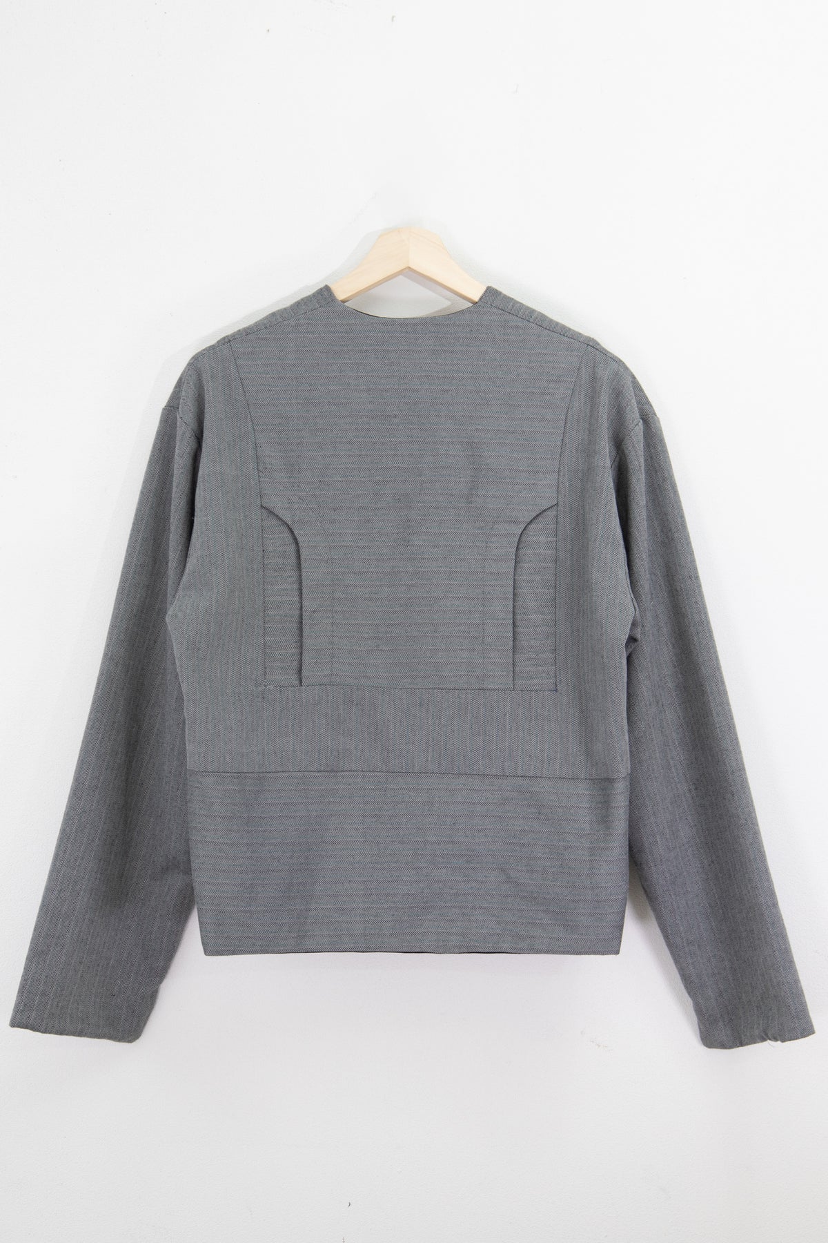 Herrongbone Zip Front Jacket