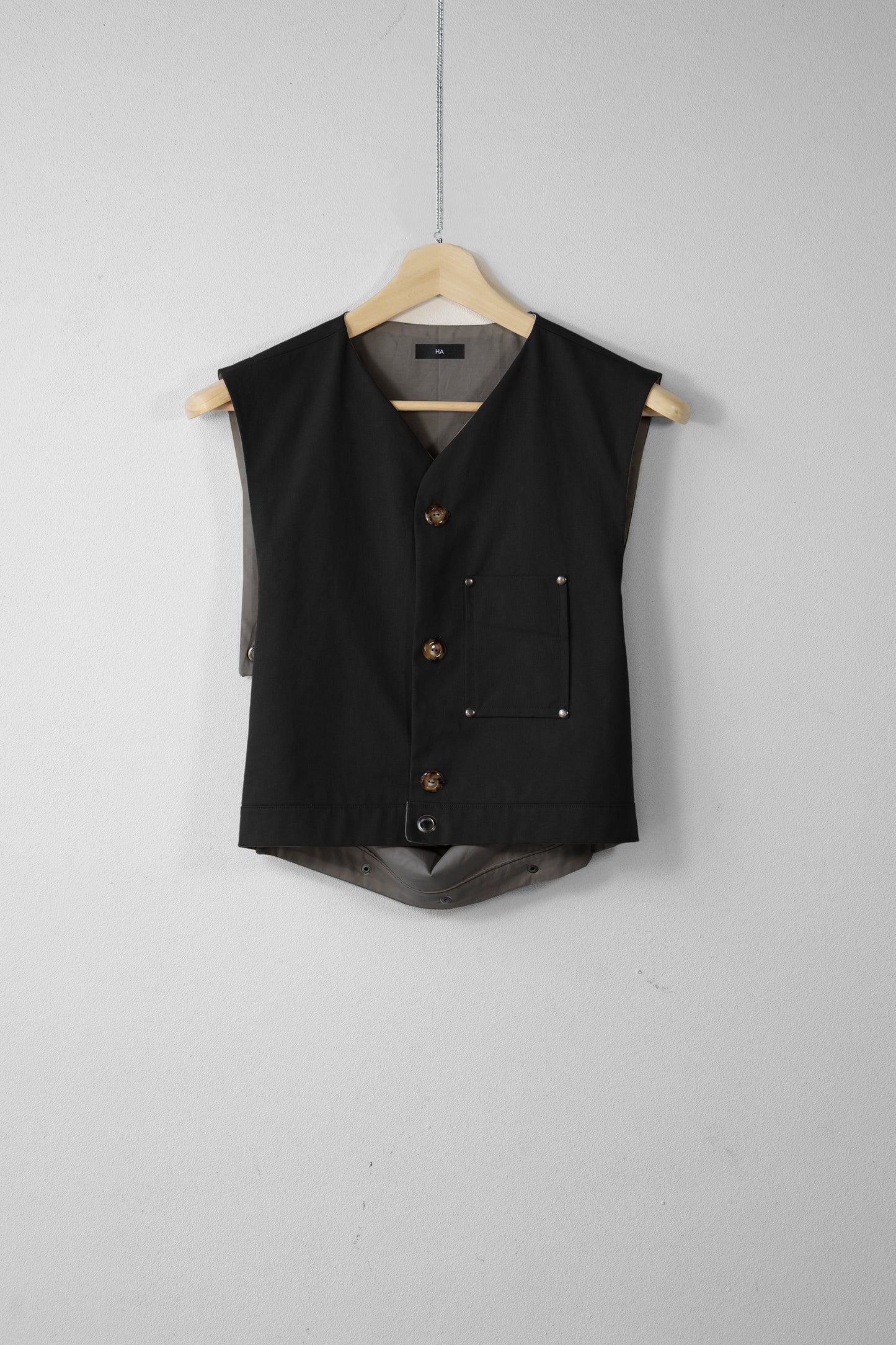 Pansy Backless Waistcoat (Grey)