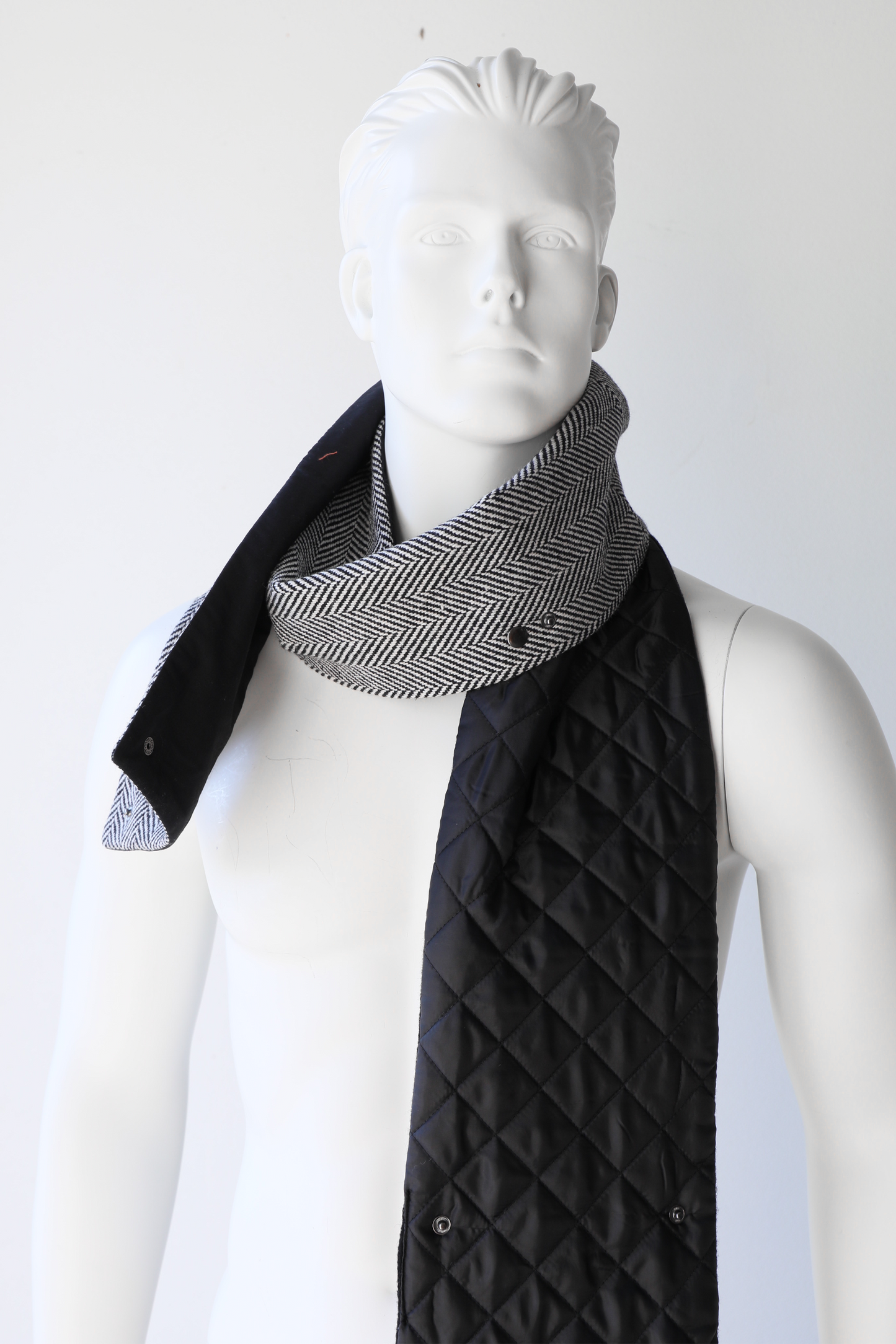 DOUBLE SCARF HERRINGBONE