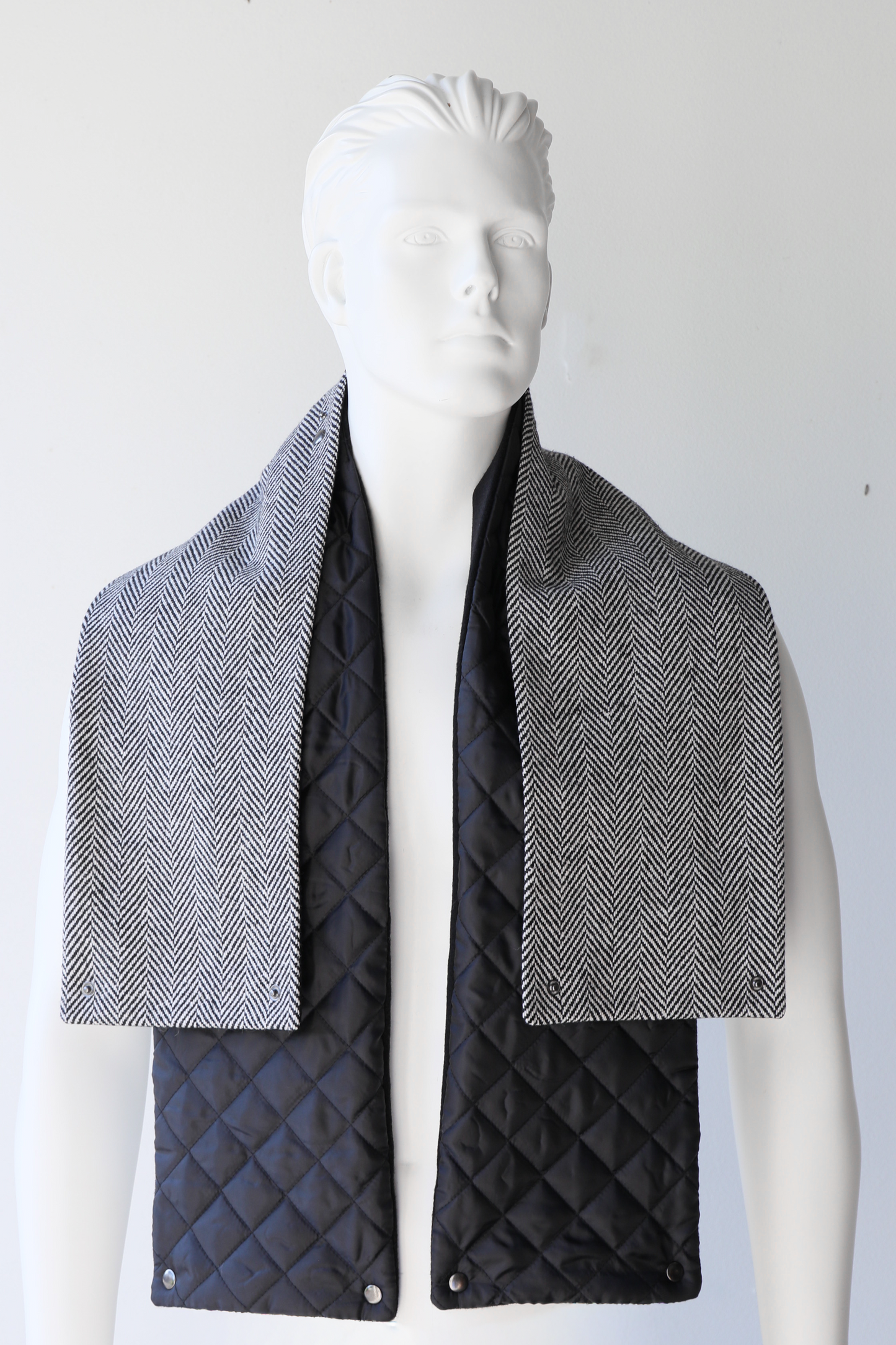 DOUBLE SCARF HERRINGBONE
