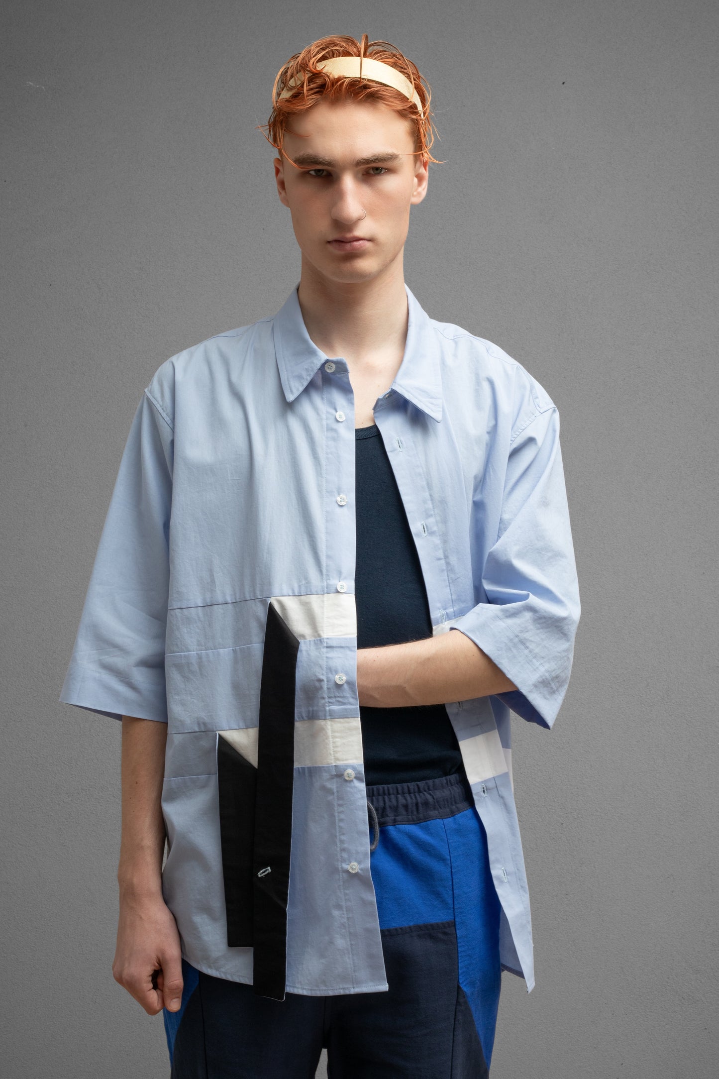 WEPT SHORT SLEEVE SHIRT (Sky)