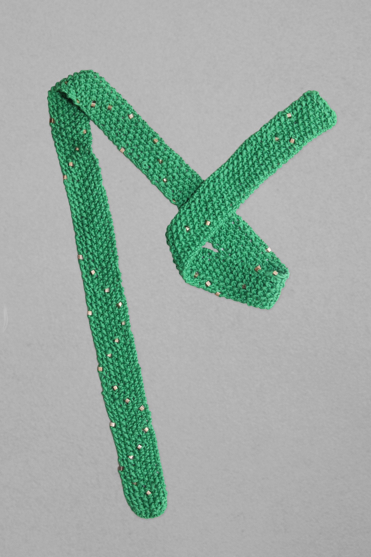 MONO CLUSTER SCARF GREEN