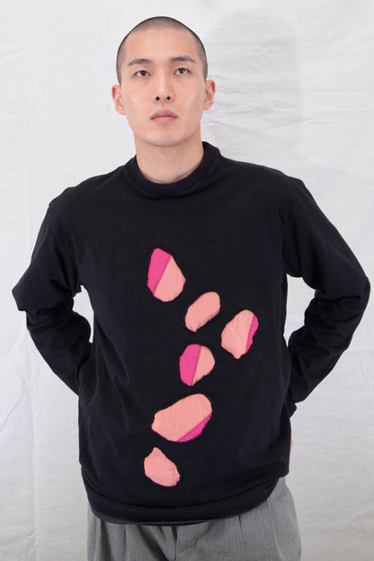 1/1 Inset Confetti Long Sleeved T-Shirt
