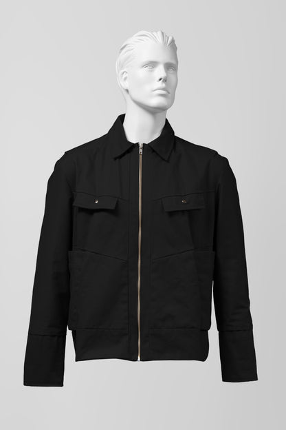 BELLOW JACKET BLACK