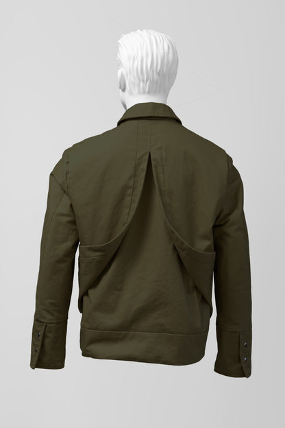 BELLOW JACKET OLIVE