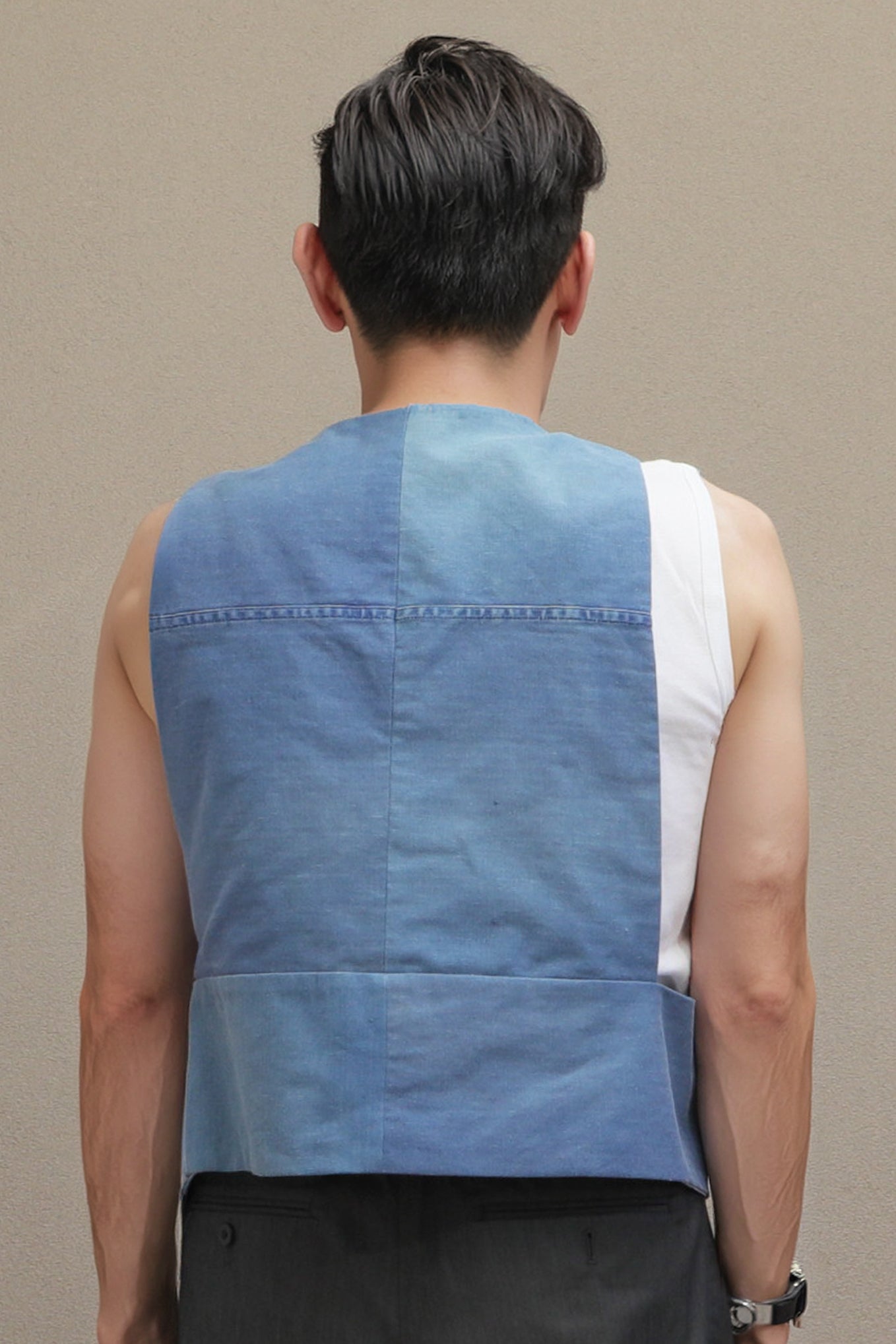 Patchwork Denim GIlet