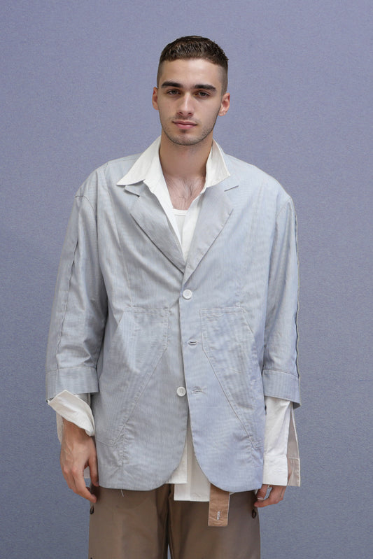Poplin 3/4 Sleeved Jacket
