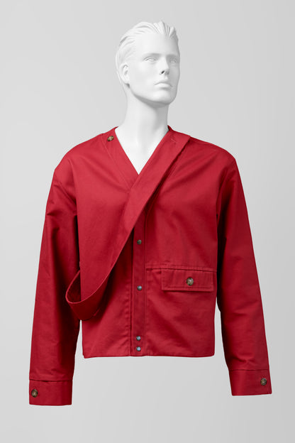 SASH JACKET RED