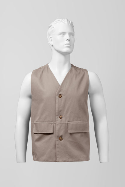 TWISTER Waistcoat (Slate)
