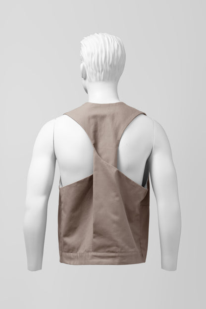 TWISTER Waistcoat (Slate)