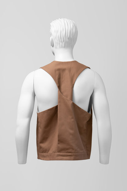 TWISTER Waistcoat (Tan)