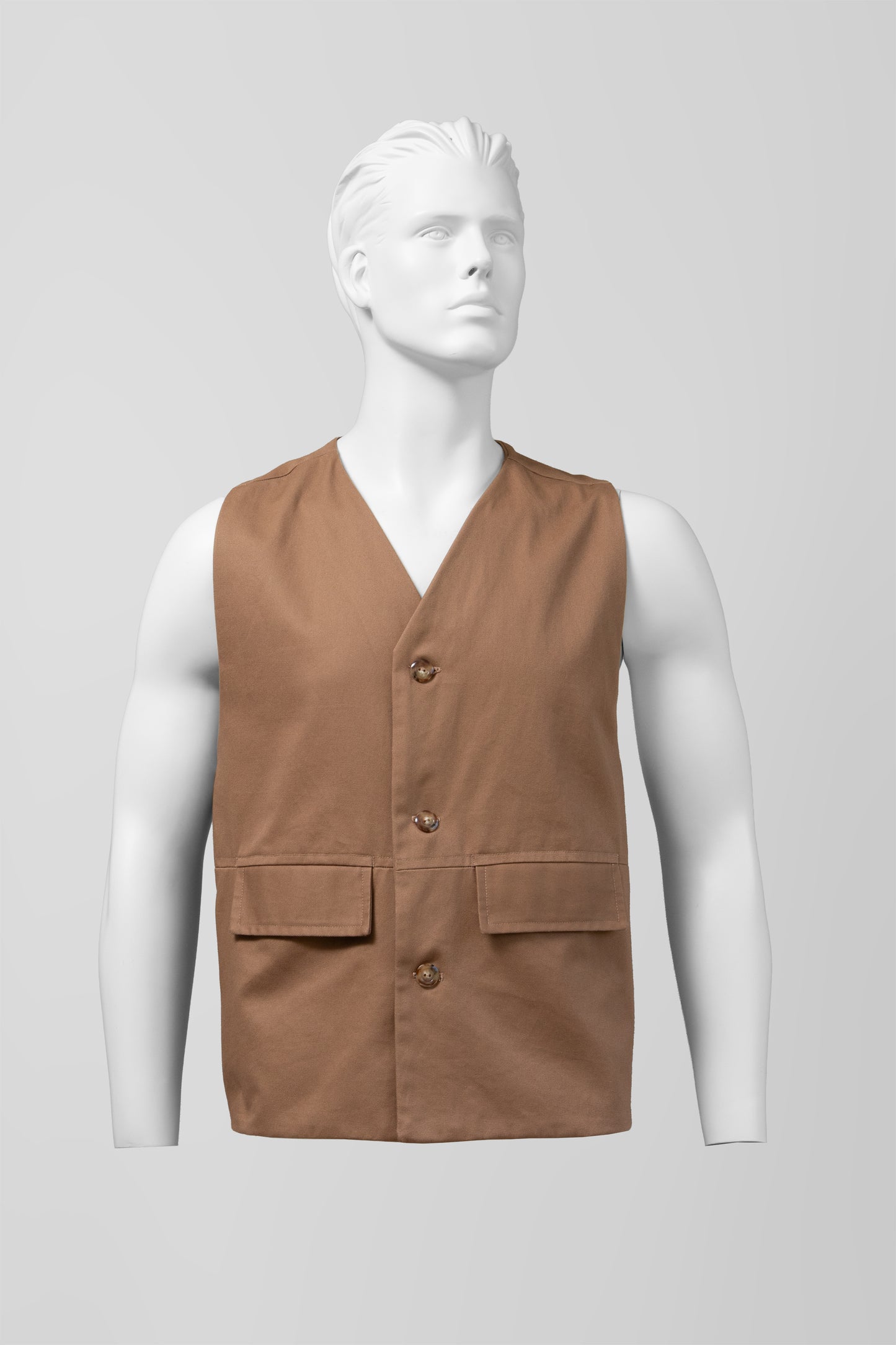 TWISTER Waistcoat (Tan)