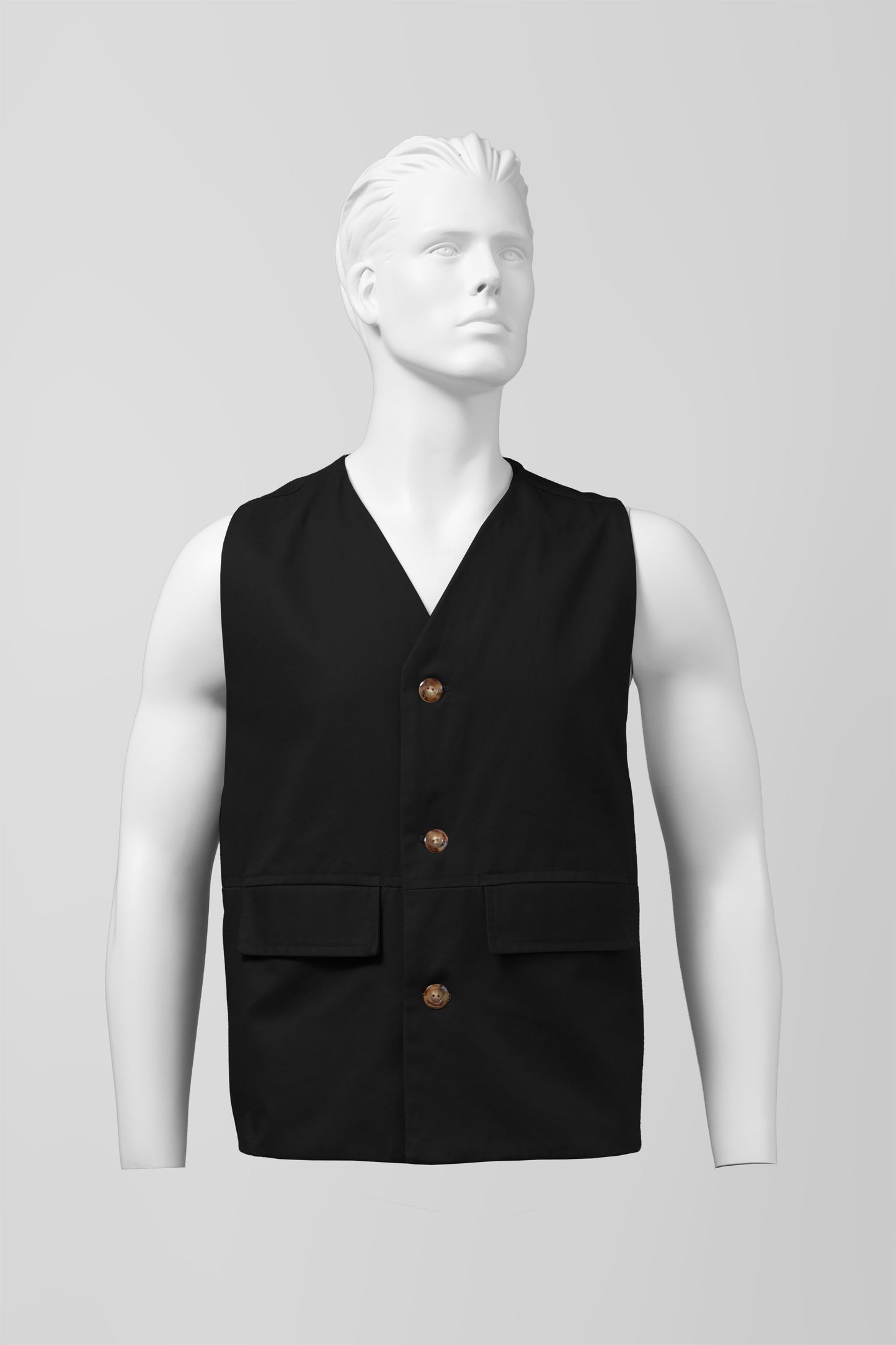 TWISTER Waistcoat (Black)