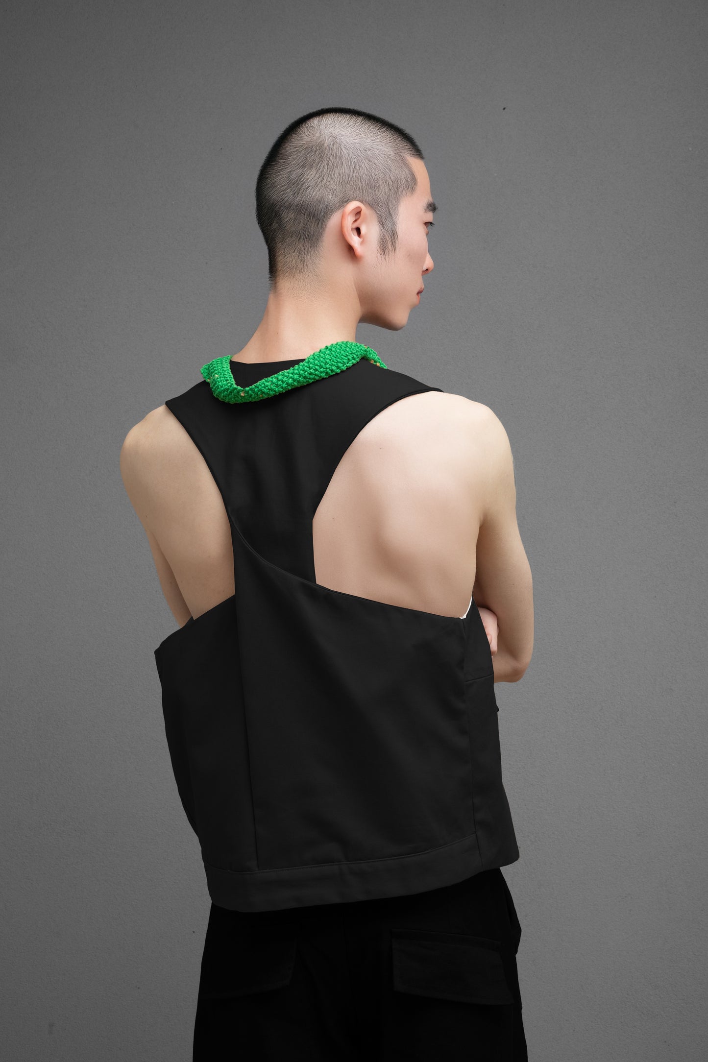 TWISTER Waistcoat (Black)