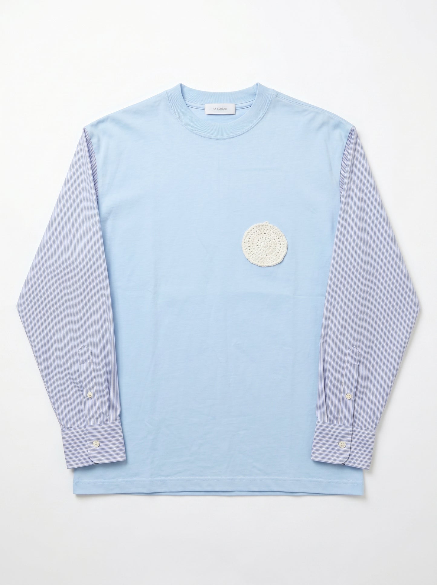 Appliqued T-Shirt with Shirt Sleeves