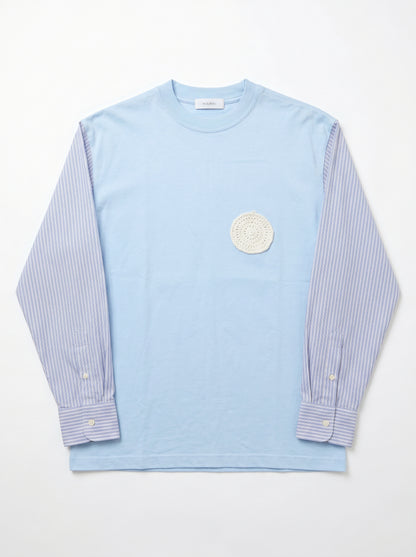 Appliqued T-Shirt with Shirt Sleeves