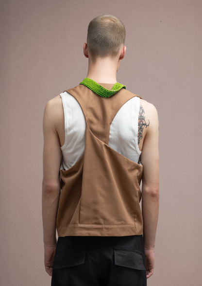 TWISTER Waistcoat (Tan)