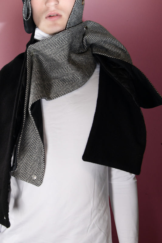 DOUBLE SCARF HERRINGBONE
