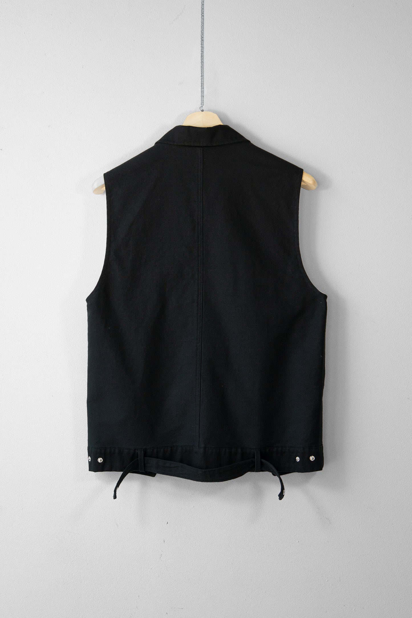 Flapper Layered Gilet (Black)