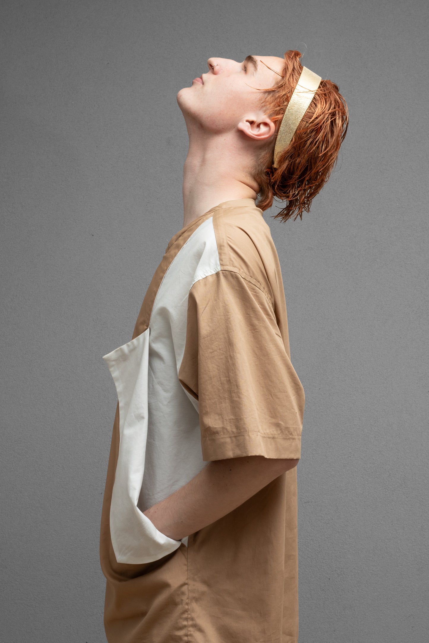 FLIP TEE SHORT TAN