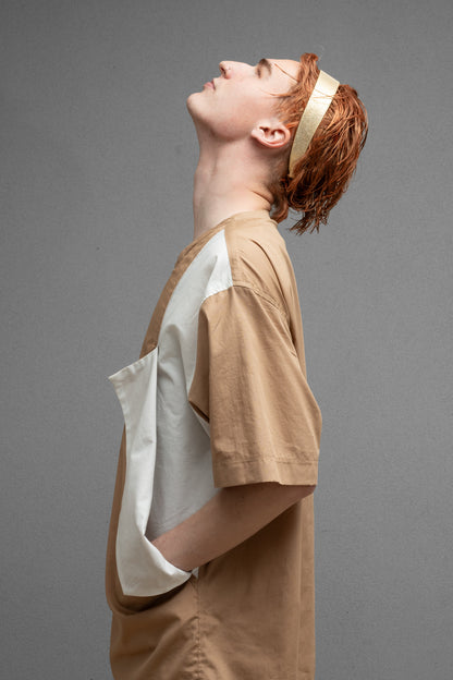 FLIP TEE SHORT TAN