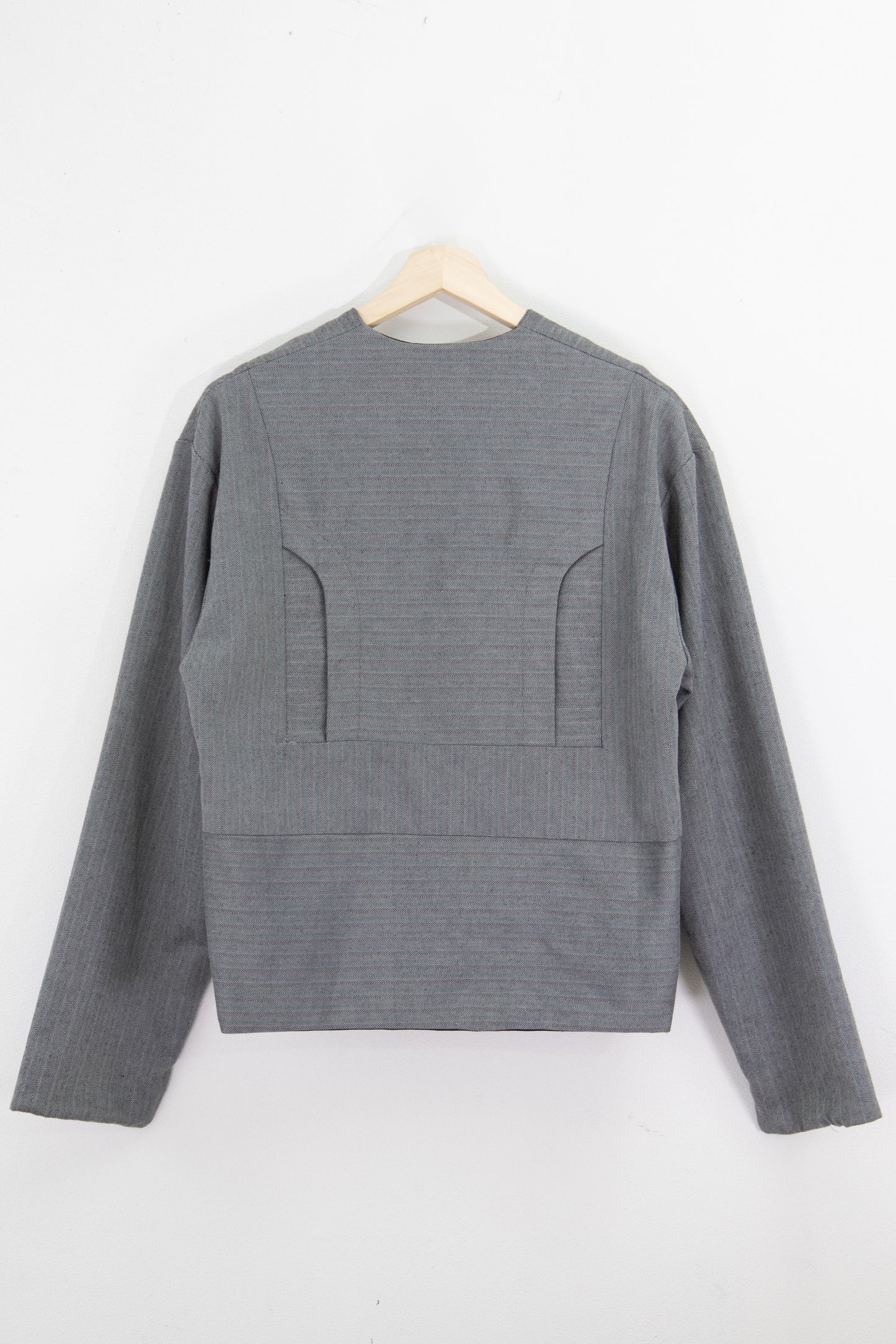 Herrongbone Zip Front Jacket