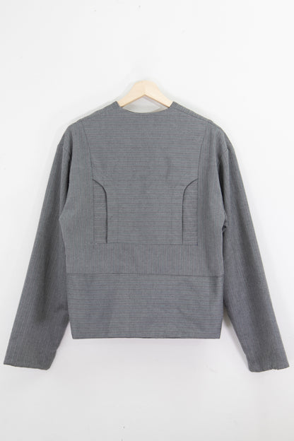 Herrongbone Zip Front Jacket