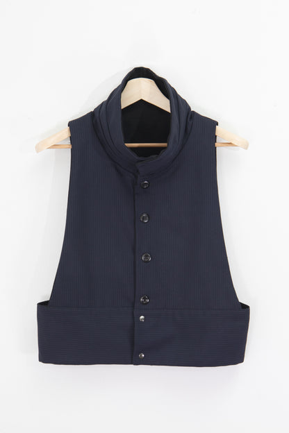 NUZZLE Waistcoat (Navy Pinstripe)