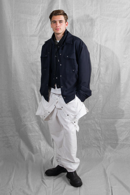 Multi Grain Pinstripe Jacket