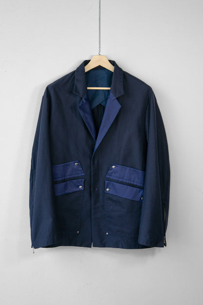 Rocky Zip Detail Jacket (Navy)