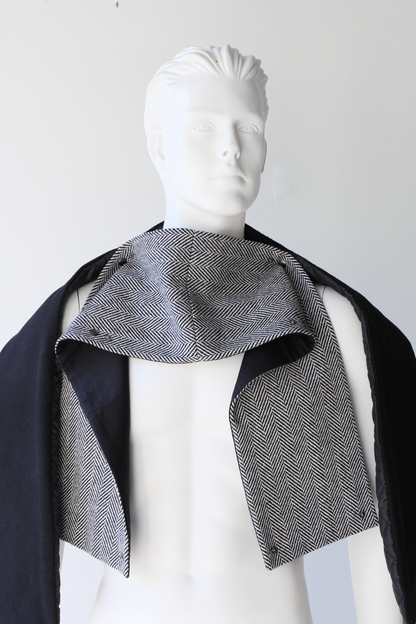 DOUBLE SCARF HERRINGBONE
