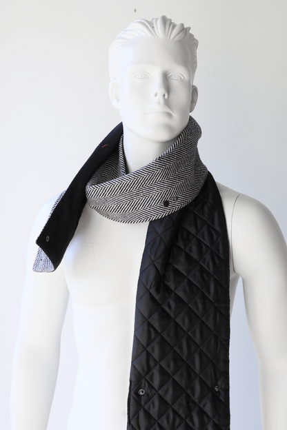 DOUBLE SCARF HERRINGBONE
