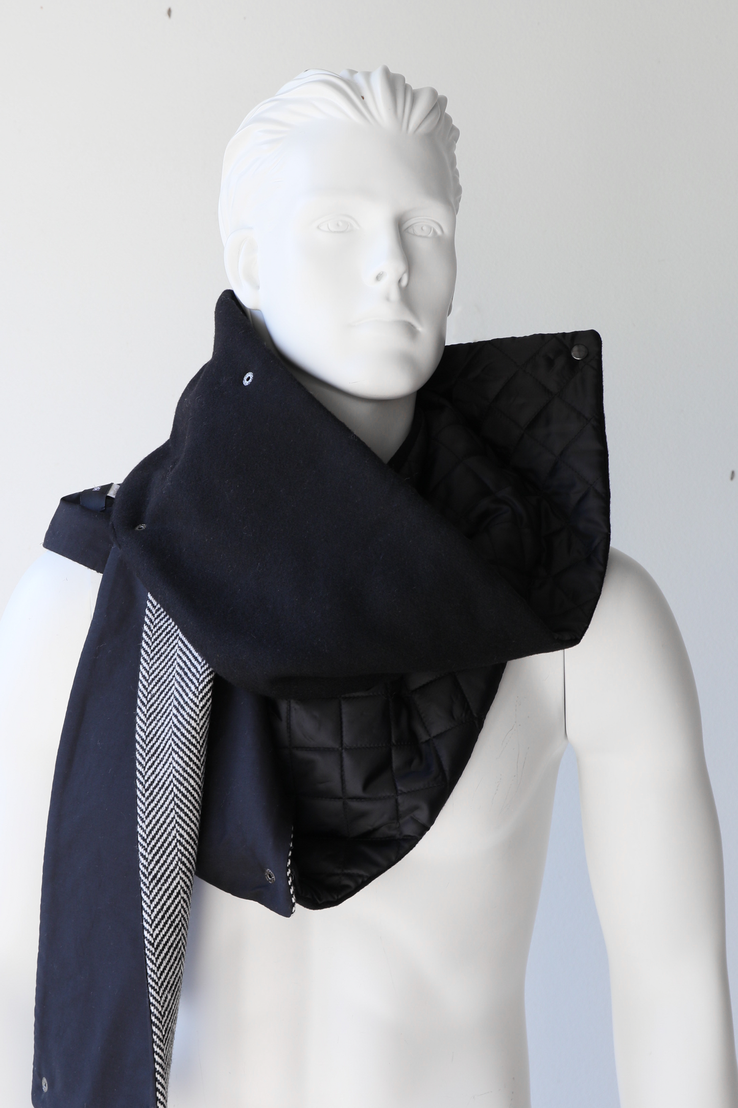 DOUBLE SCARF HERRINGBONE