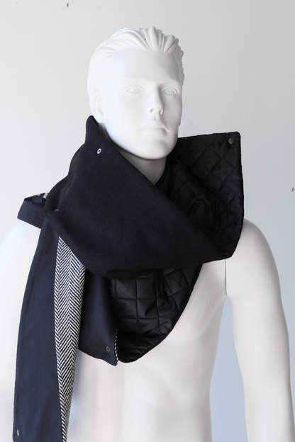 DOUBLE SCARF HERRINGBONE