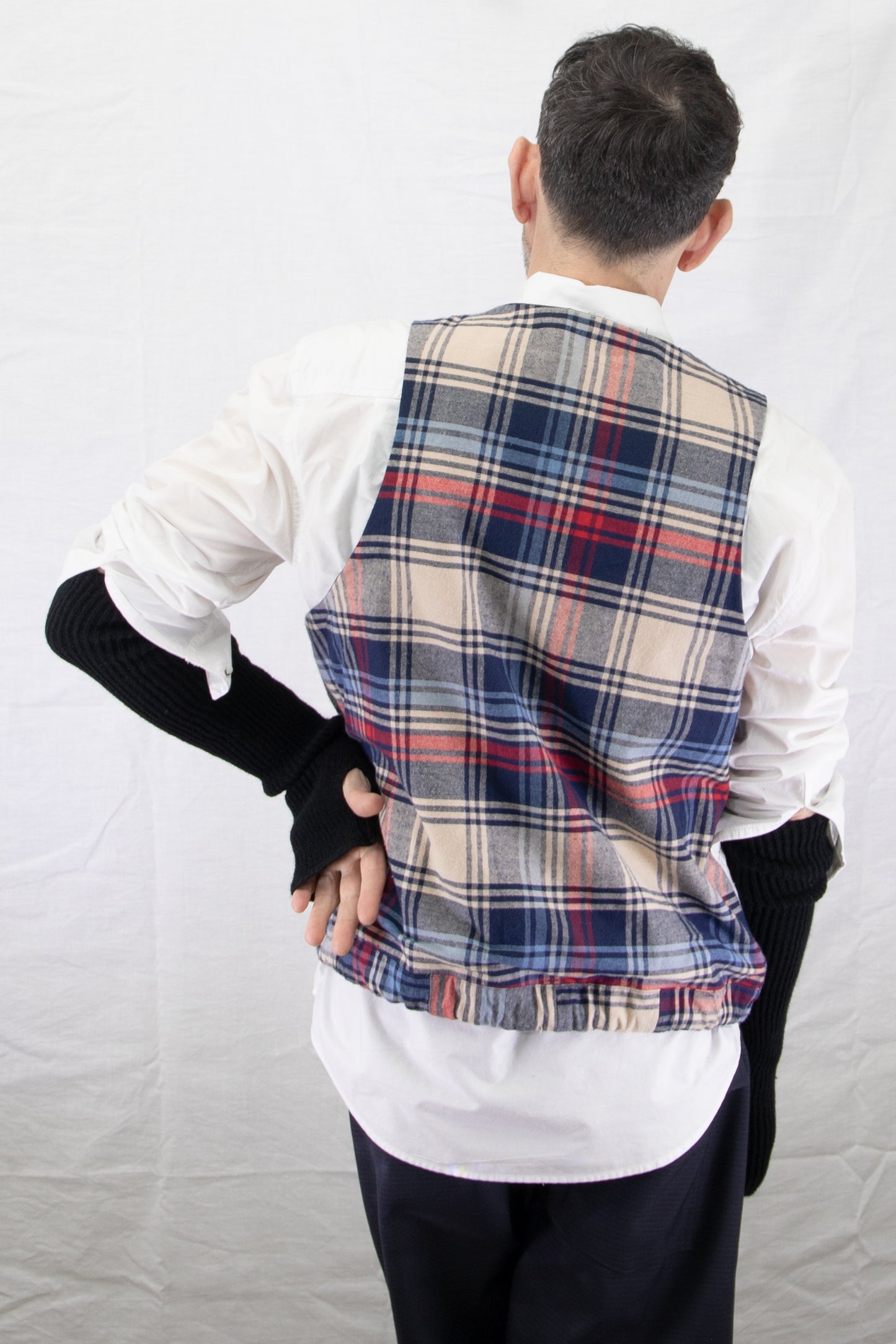 ZONE Tartan Gilet