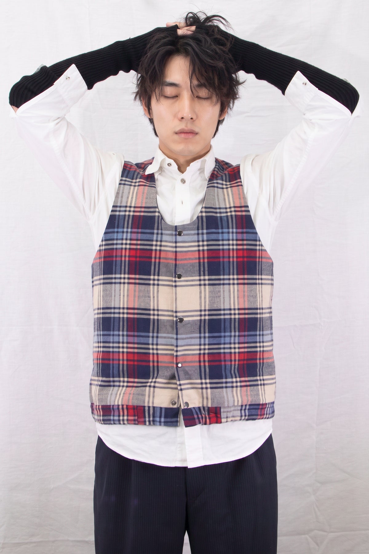 ZONE Tartan Gilet