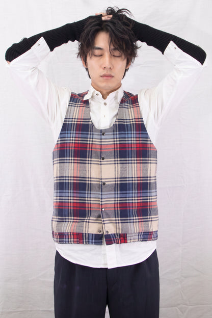 ZONE Tartan Gilet