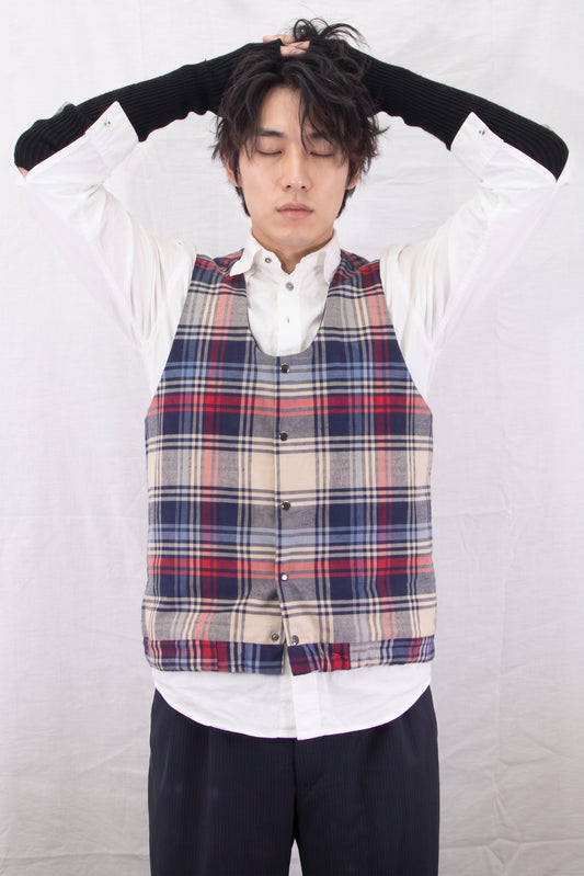 ZONE Tartan Gilet