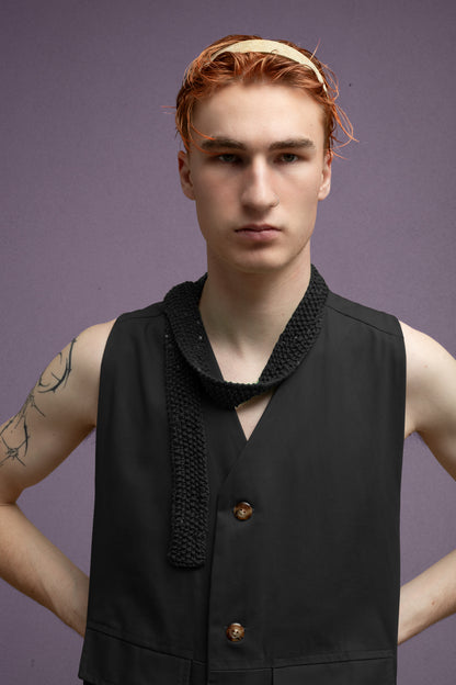 TWISTER Waistcoat (Black)