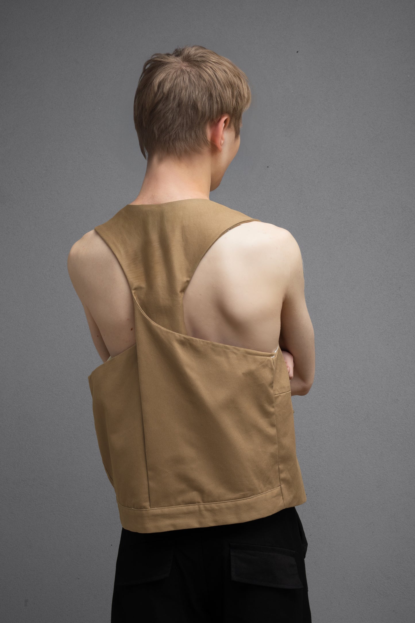 TWISTER Waistcoat (Khaki)