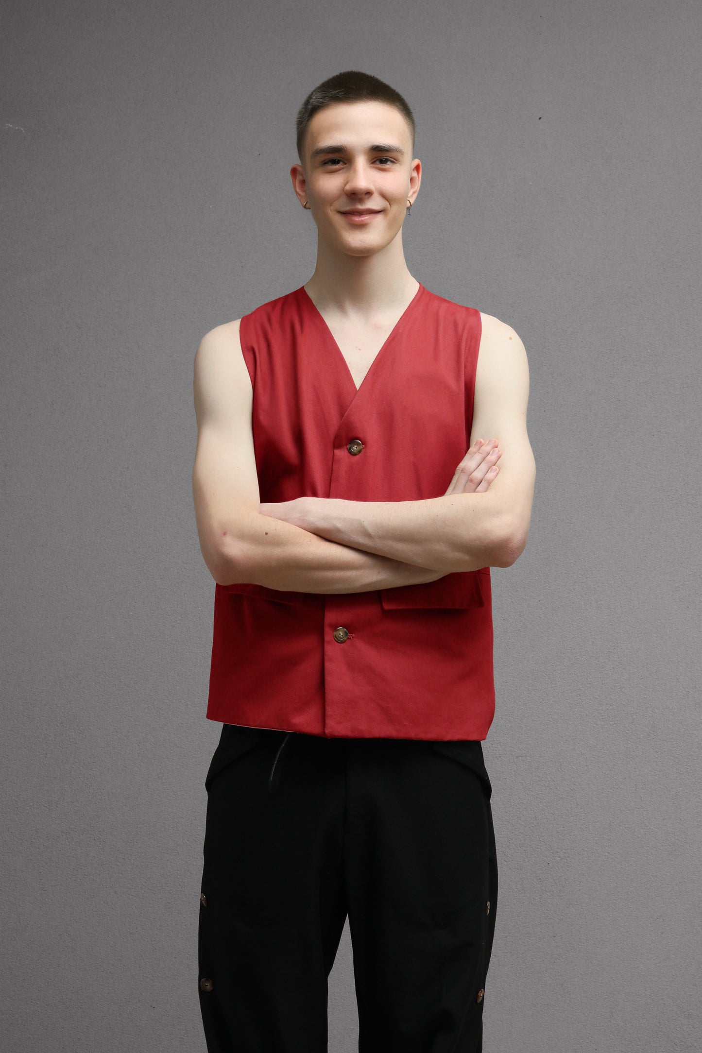 TWISTER Waistcoat (Red)