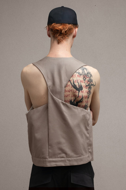 TWISTER WAISTCOAT SLATE