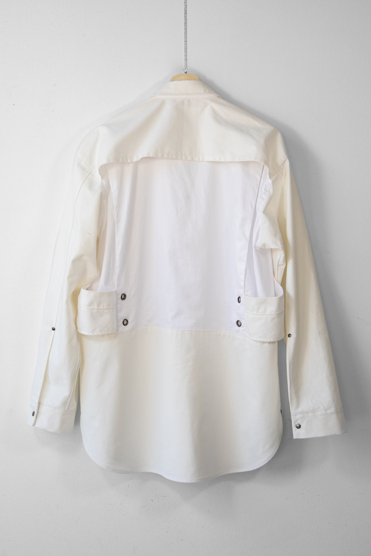 Wanton Double Overshirt (White)